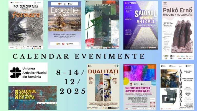 Evenimente vizuale recomandate de Uniunea Artiștilor Plastici